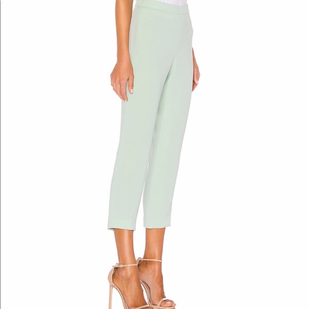 Theory Basic Pull On Pant Cropped Opal Green - image 4